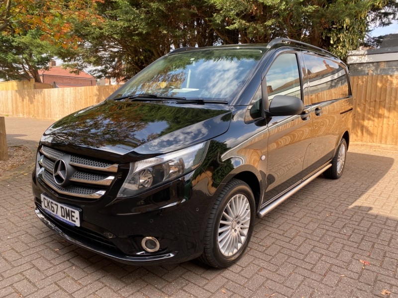 View MERCEDES-BENZ VITO 116 BLUETEC SPORT CREW VAN- FMSH-HEATED SEATS-AC-SAT NAV-REVERSE CAMERA-NO VAT
