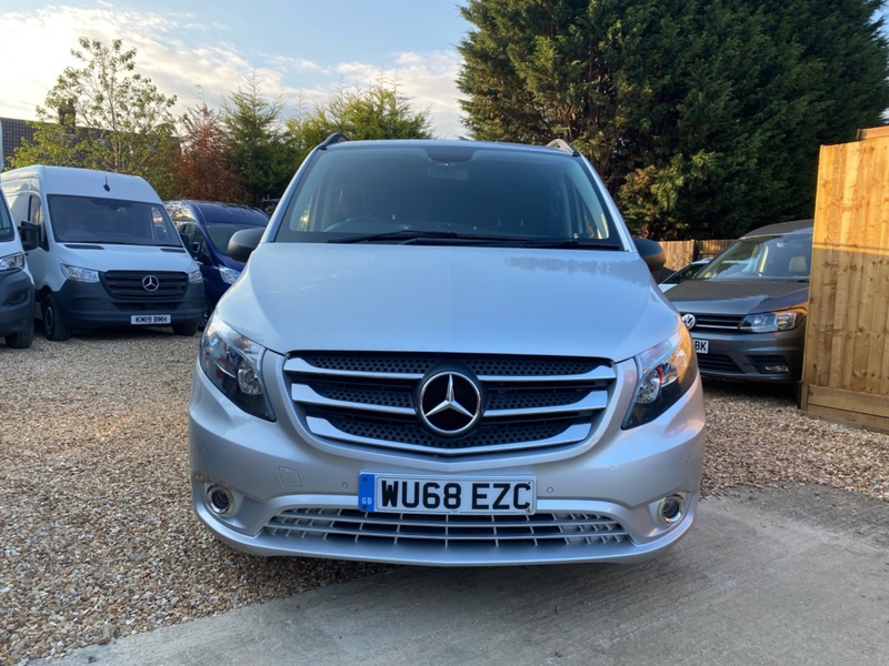 View MERCEDES-BENZ VITO 116 BLUETEC SPORT CREW VAN L1-FMSH-AC-BULKHEAD-SELF PARKING-NO VAT